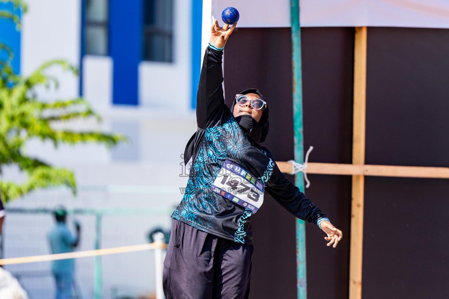 Day 3 of MWSC Interschool Athletics Championships 2024 held in Hulhumale Running Track, Hulhumale, Maldives on Monday, 11th November 2024. Photos by:  Nausham Waheed / Images.mv