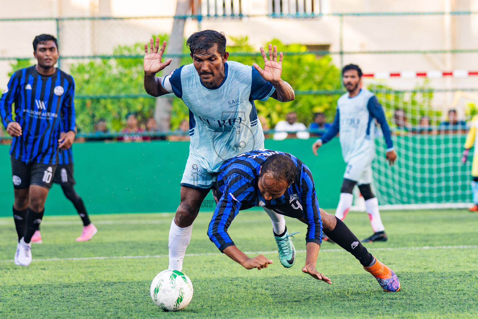 Waldorf Astoria vs Saii Lagoon in Resort League 2025 (South Male Zone) day 2 was held on Monday, 29th September 2025 in Crossroads's Maldives, Photos: Areef Adam / images.mv