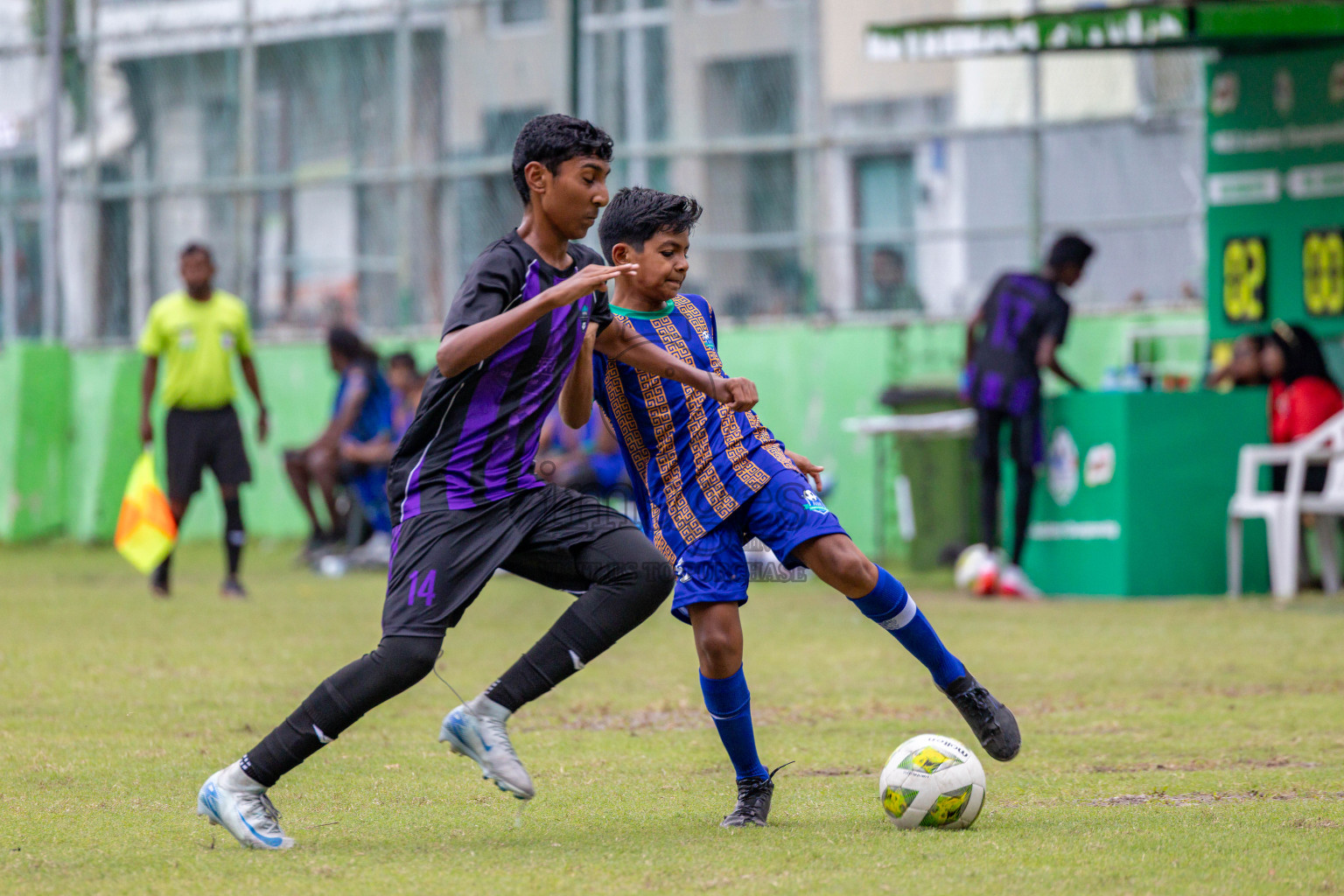 Day 2 of MILO Academy Championship 2025 (U14) was held on Friday, 31st October 2025 at Henveiru Football Grounds, Male', Maldives . 
Photos: Hassan Simah / images.mv