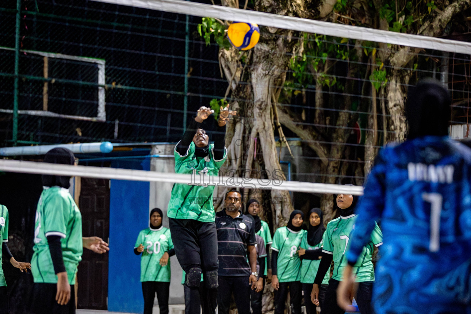 U19 Male and Atoll Girl's Finals in Day 9 of Interschool Volleyball Tournament 2024 was held in ABC Court at Male', Maldives on Saturday, 30th November 2024. Photos: Hassan Simah / images.mv