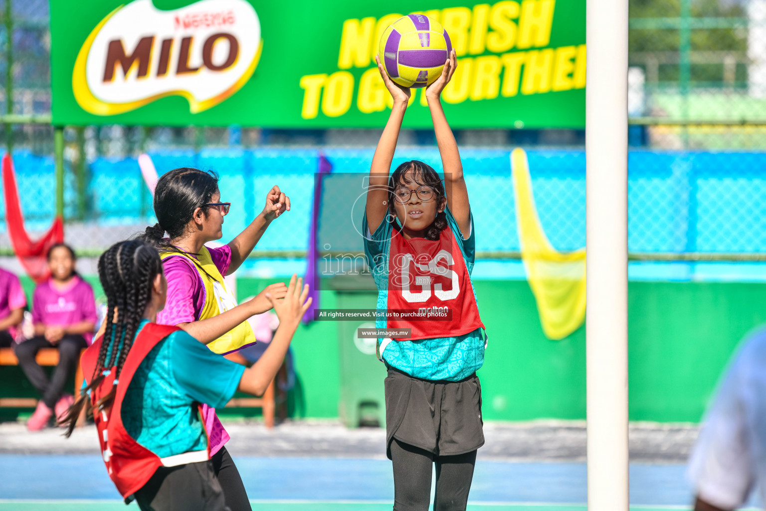 Day 8 of Junior Netball Championship 2022 on 11th March 2022 held in Male', Maldives. Photos by Nausham Waheed