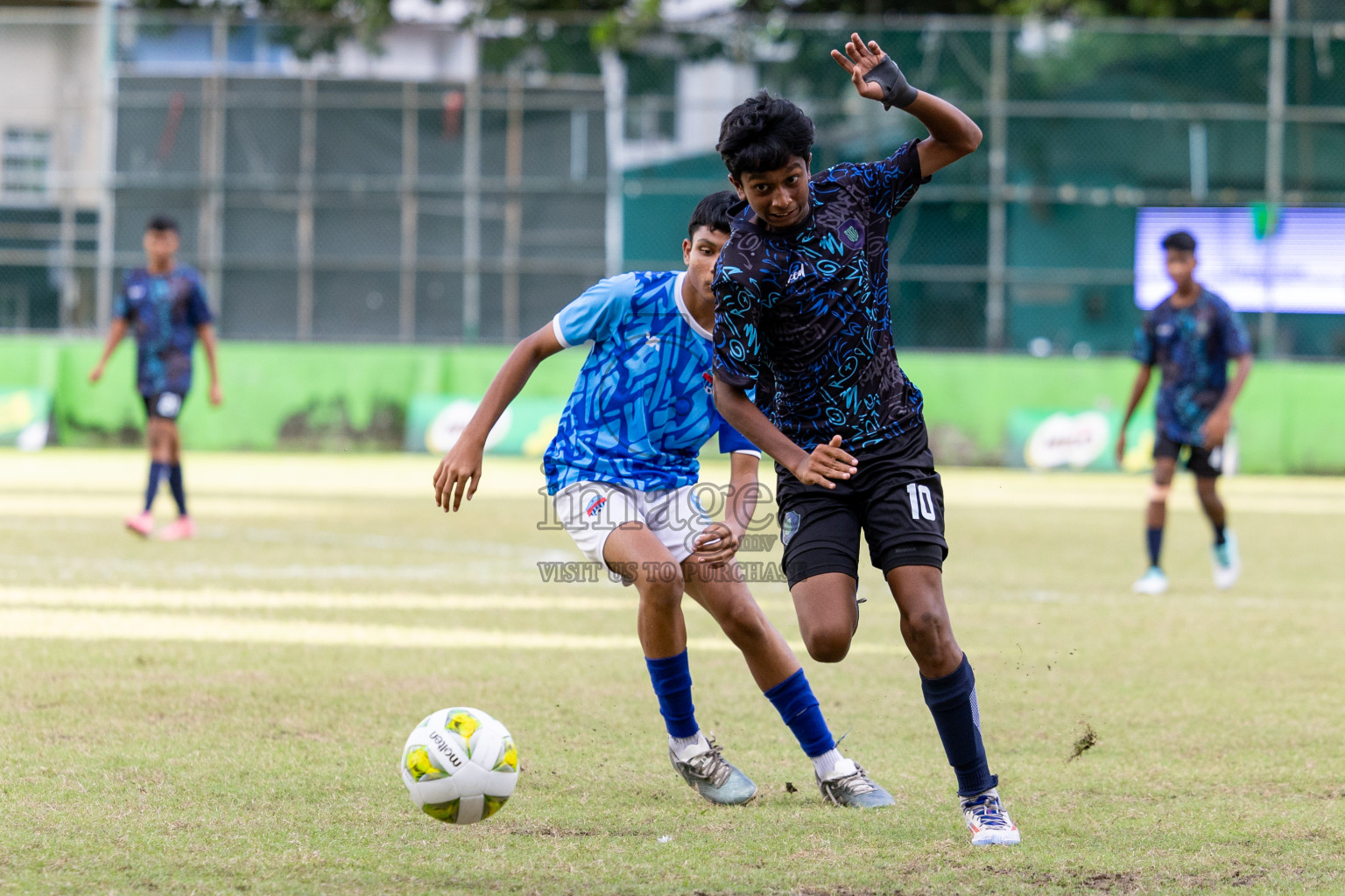 Day 4 of MILO Academy Championship 2024 (U-14) was held in Henveyru Stadium, Male', Maldives on Sunday, 3rd November 2024. Photos: Hassan Simah / Images.mv