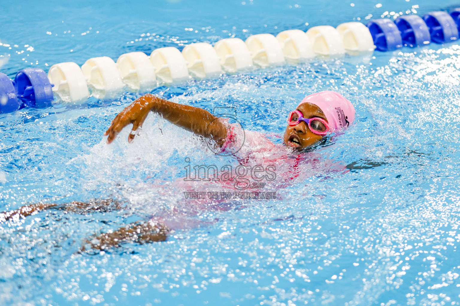 Day 1 of BML 6th National Kids Swimming Kids Festival 2025 held in Hulhumale', Maldives on Monday, 3rd November 2024. Photos: Hassan Simah / images.mv