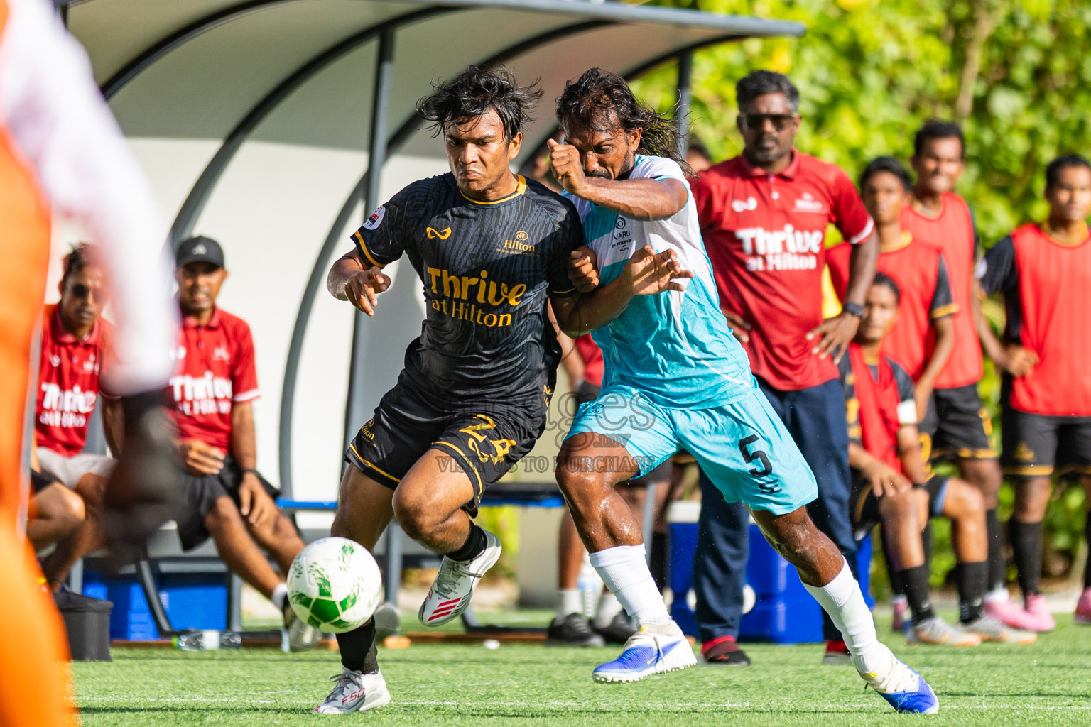 Hilton Amingiri vs Varu by Atmosphere in Resort League 2025 (North Male Zone) day 4 was held on Saturday, 6th September 2025 in One And Only Reethi Rah Maldives Resort, Photos: Areef Adam / images.mv