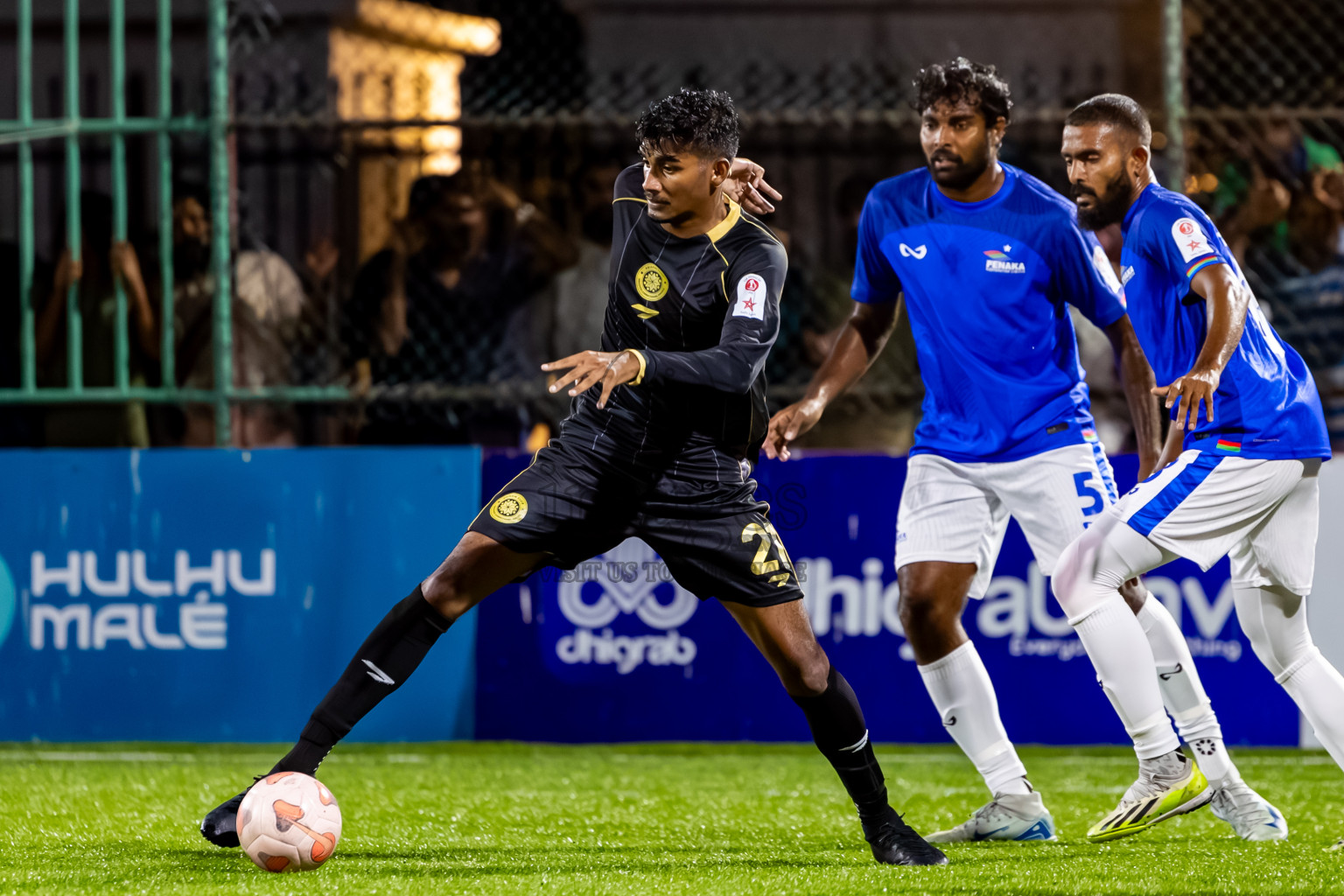 Prison Club vs Fenaka in Day 2 of Club Maldives Cup 2025 was held in Rehendi Futsal Ground, Hulhumale', Maldives on Monday, 29th September 2025. Photos: Nausham Waheed / images.mv
