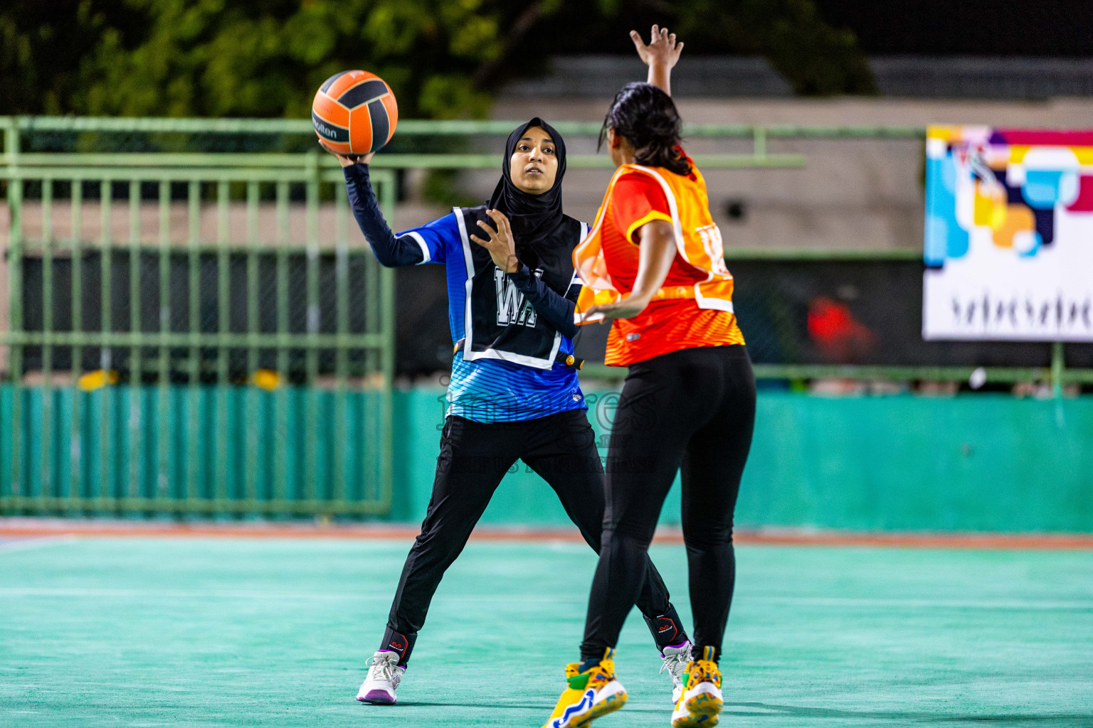 Day 1 of 23rd Netball Association Championship was held in Ekuveni Netball Court at Male', Maldives on Thursday, 27th April 2024. Photos: Nausham Waheed / images.mv