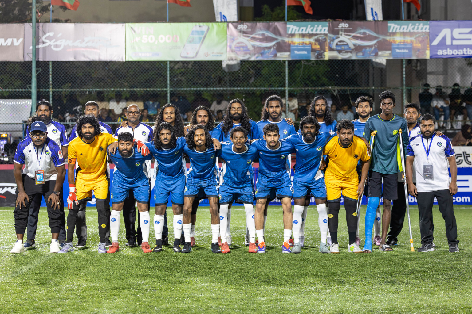 STO RC vs Club Fen in Day 7 of Club Maldives Cup 2025 was held in Rehendhi Futsal Ground, Hulhumale', Maldives on Tuesday, 7 October 2025. 
Photos: Hassan Simah / images.mv