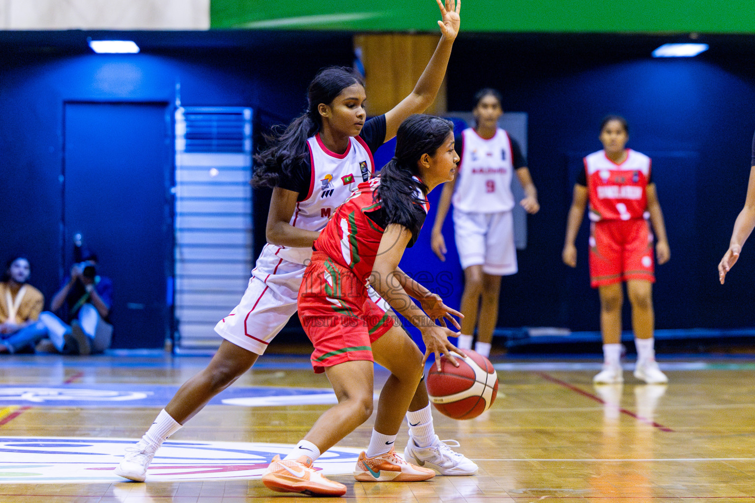 Maldives vs Bangladesh in Day 1 of Under 16 Woman's Asian Cup SABA Qualifiers 2025 was held in Social Center, Male', Maldives on 12th June 2025. Photos: Nausham Waheed / images.mv