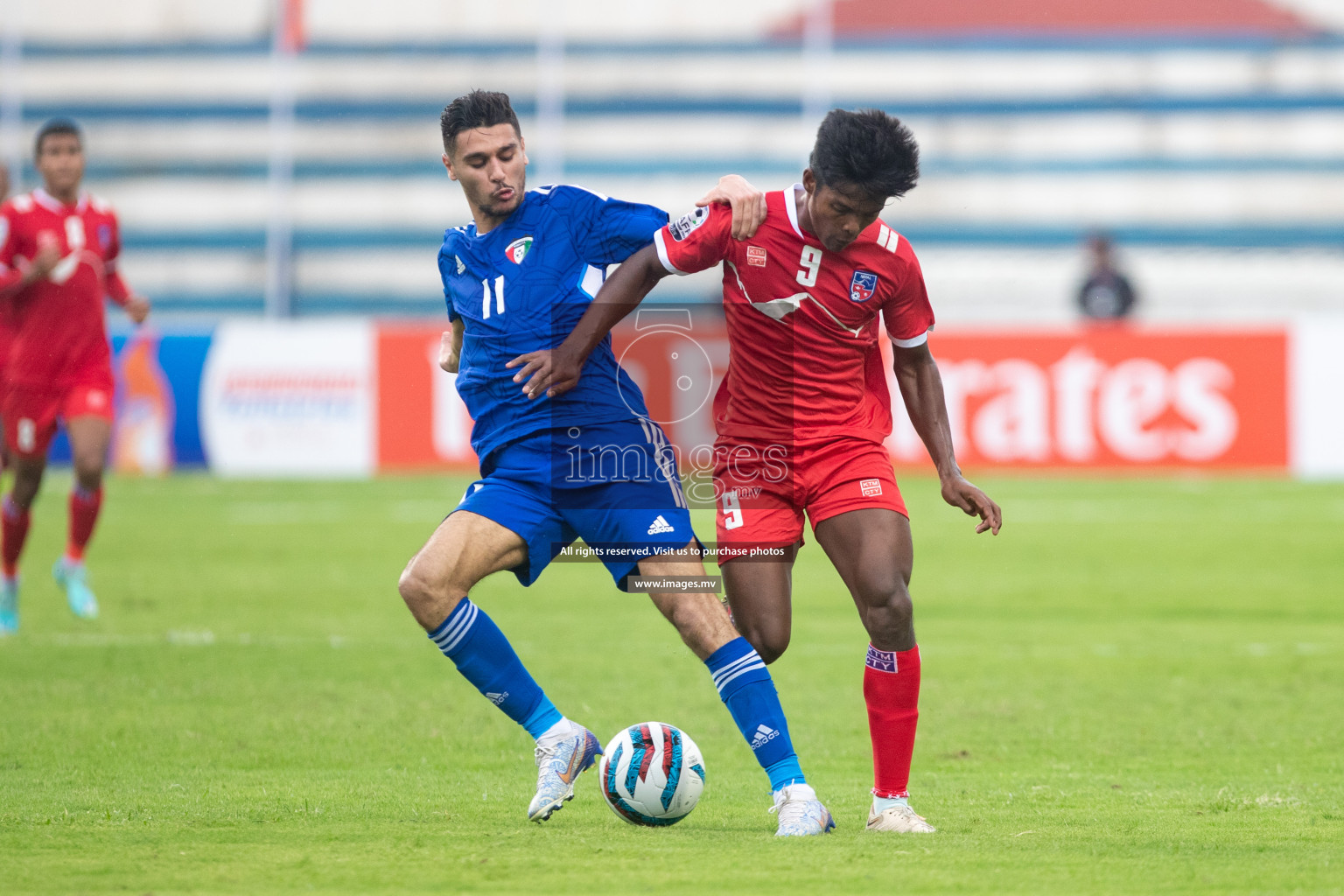 Kuwait vs Nepal in the opening match of SAFF Championship 2023 held in Sree Kanteerava Stadium, Bengaluru, India, on Wednesday, 21st June 2023. Photos: Nausham Waheed / images.mv