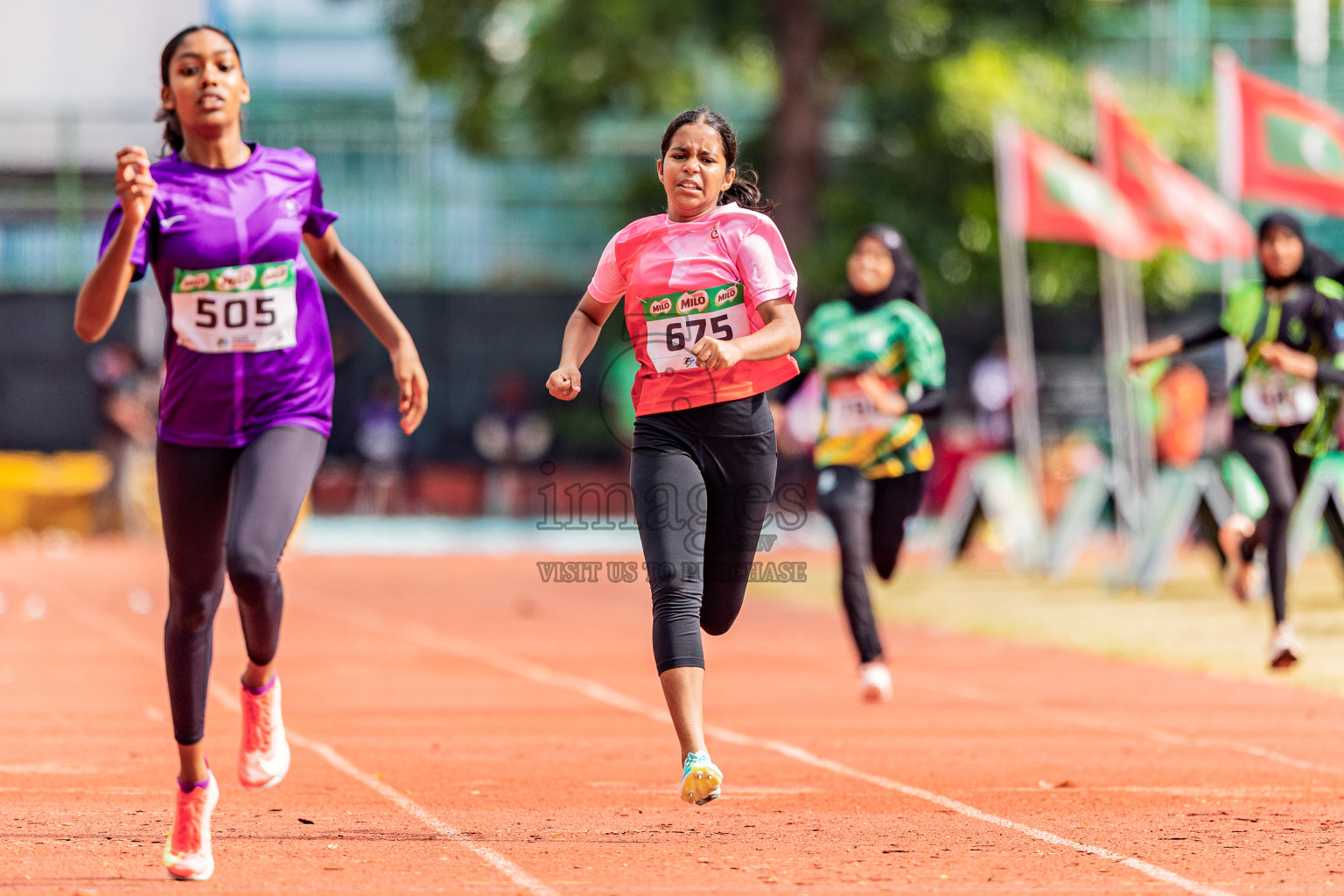 Day 4 of Inter-school Athletics Championship 2025 held in Ekuveni Synthetic Track, Male', Maldives on Thursday, 09th October 2025. Photos by: Areef Adam / Images.mv