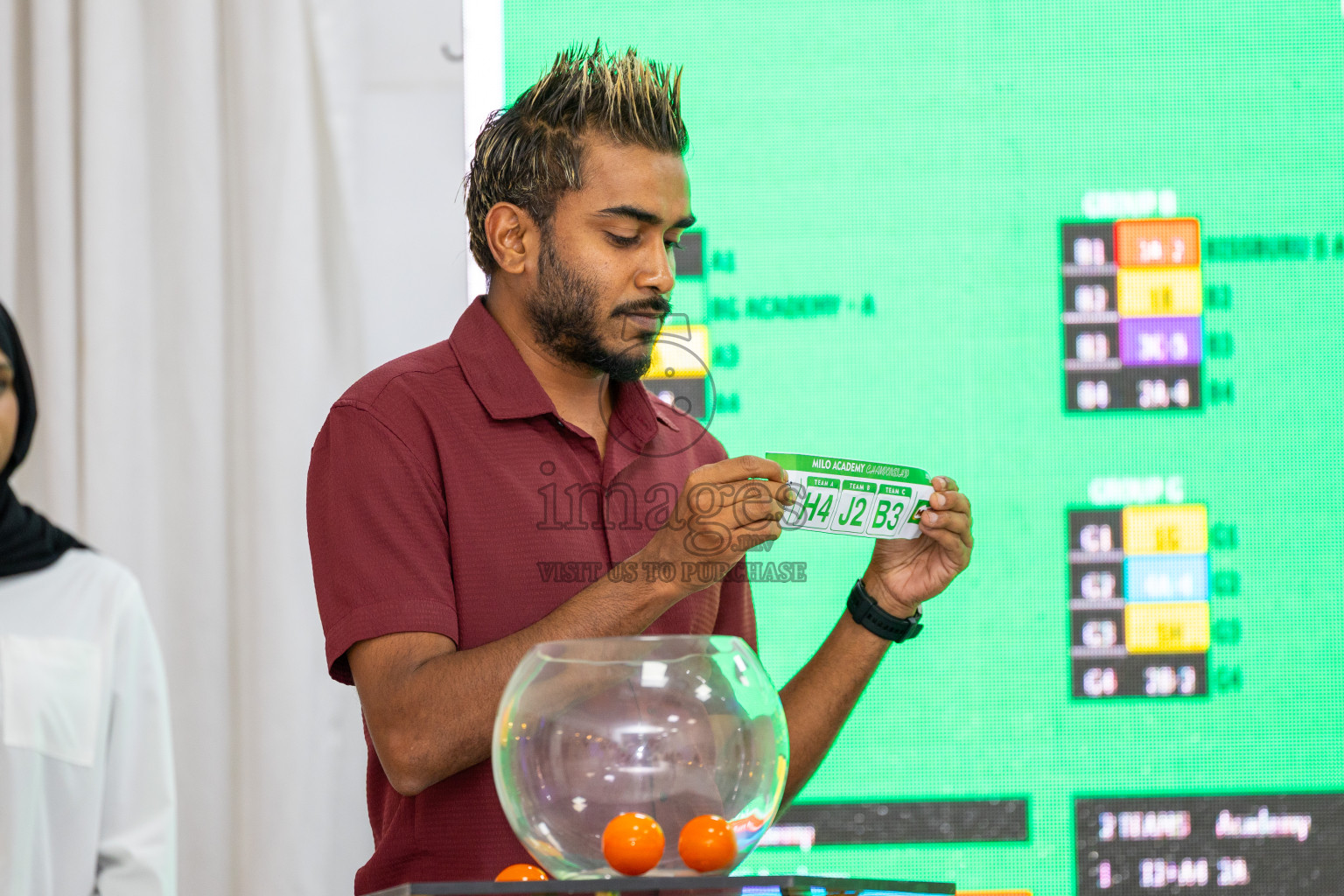 Draw Ceremony of MILO Academy Championship 2025 (U-12) was held at Manhattan Business Hotel in Male', Maldives on Monday, 28th April 2025. 
Photos: Ismail Thoriq / images.mv