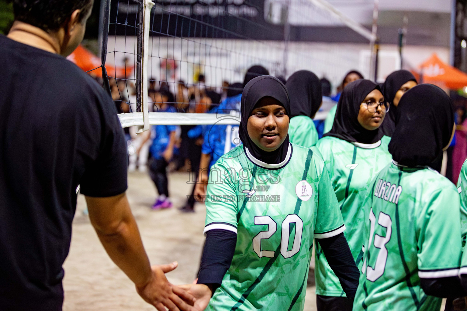 U19 Male and Atoll Girl's Finals in Day 9 of Interschool Volleyball Tournament 2024 was held in ABC Court at Male', Maldives on Saturday, 30th November 2024. Photos: Hassan Simah / images.mv