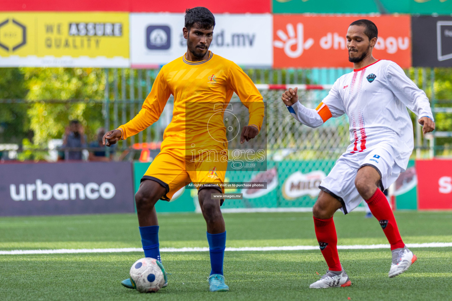 Customs RC vs ERFC in Club Maldives Cup 2023 held in Hulhumale, Maldives, on Monday, 24th July 2023. Photos: Ismail Thoriq / images.mv