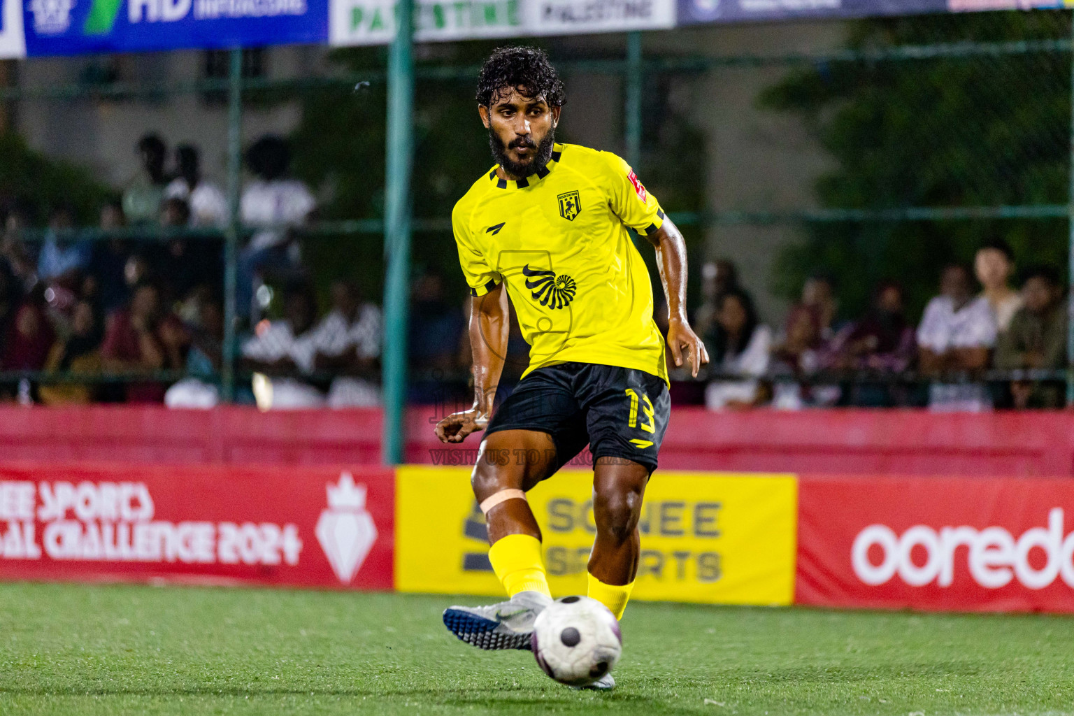 Lh Naifaru vs Lh Hinnavaru in Day 24 of Golden Futsal Challenge 2024 was held on Wednesday  , 7th February 2024 in Hulhumale', Maldives Photos: Nausham Waheed / images.mv