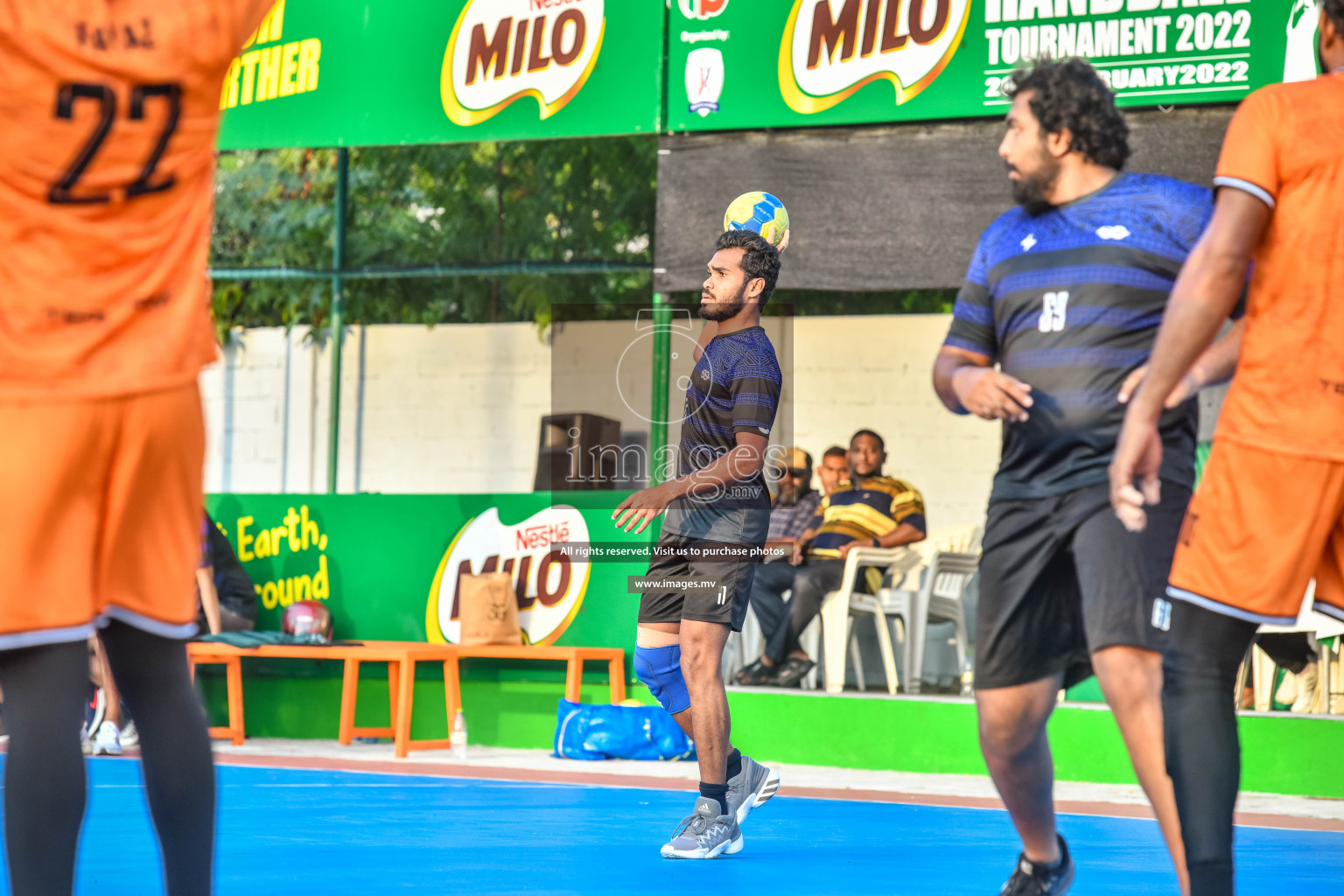 Day 4 of Milo 6th Inter Office Handball Tournament 2022 - Photos by  Nausham Waheed