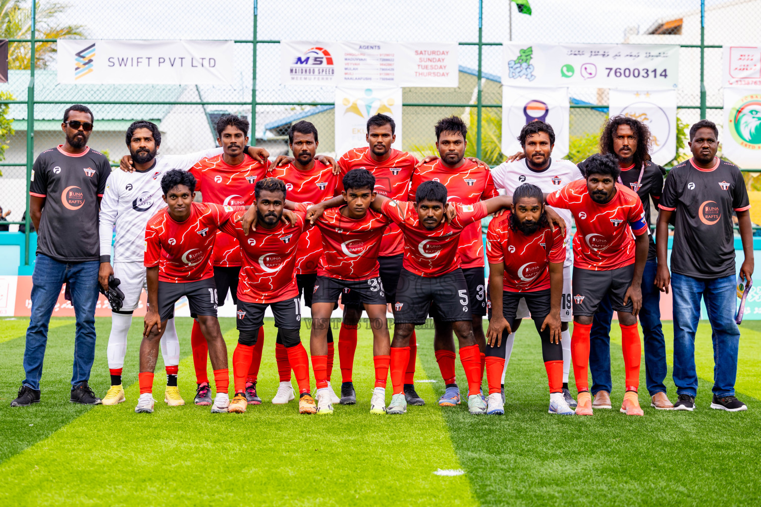 Raiymandhoo FC vs Dee Cee Jay SC in Day 1 of Laamehi Dhiggaru Ekuveri Futsal Challenge 2024 was held on Friday, 26th July 2024, at Dhiggaru Futsal Ground, Dhiggaru, Maldives Photos: Nausham Waheed / images.mv