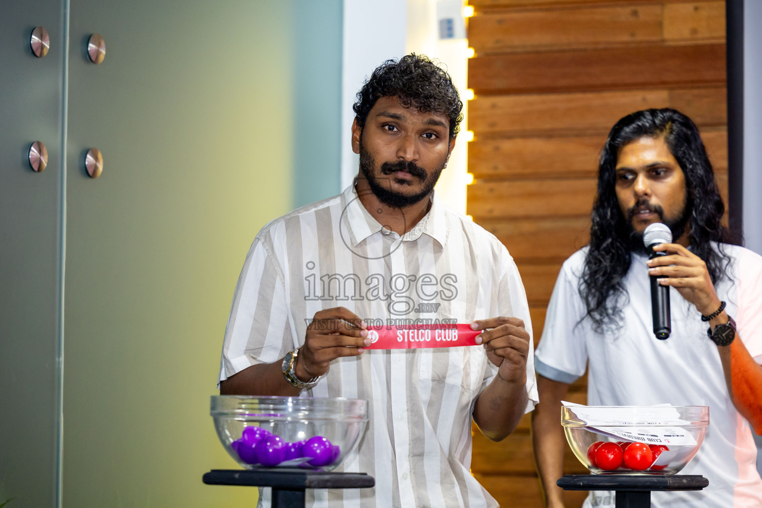 Draw Ceremony of Club Maldives 2024 held in Hulhumale', Maldives on Wednesday, 28th August 2024. Photos: Nausham Waheed / images.mv