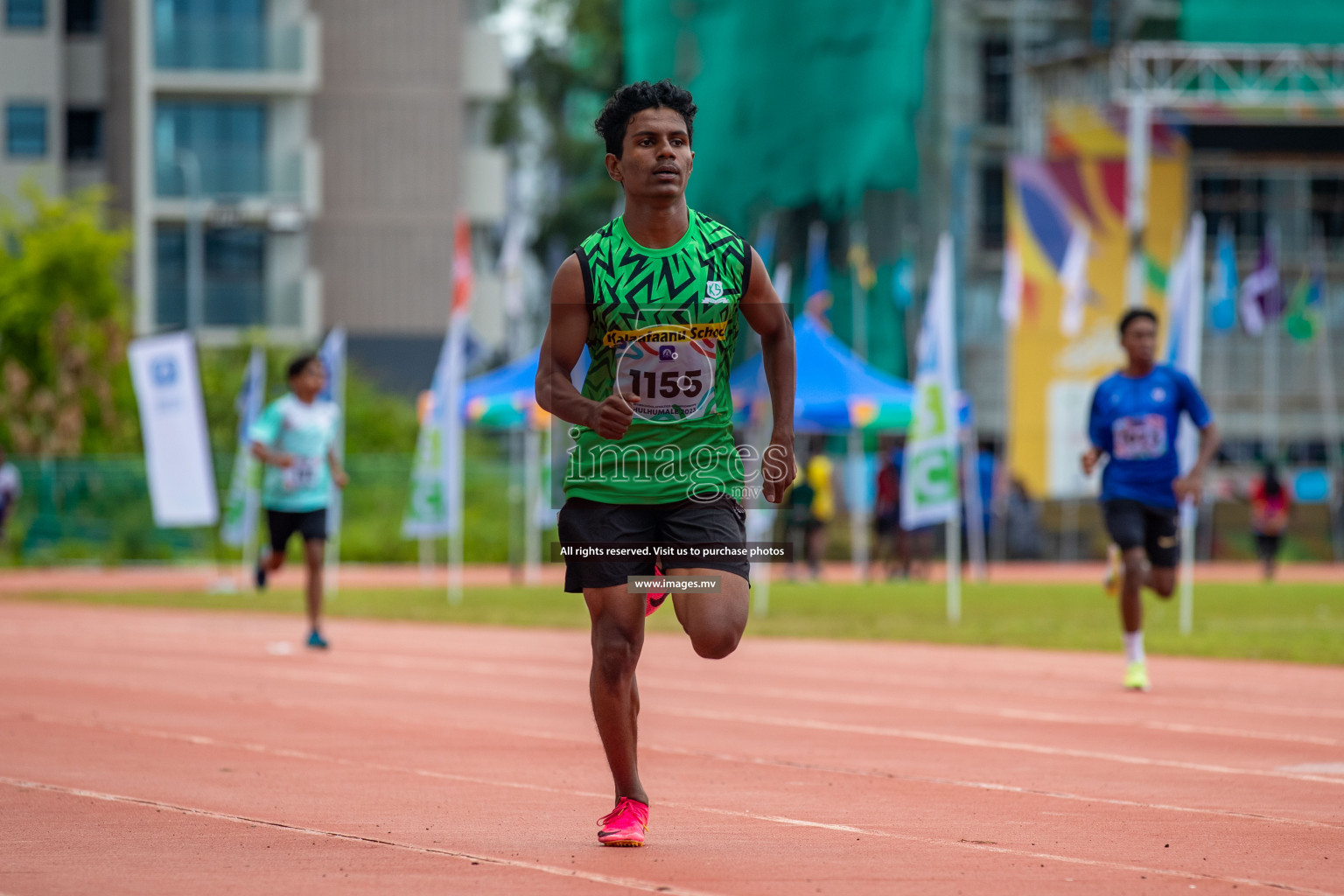 Day two of Inter School Athletics Championship 2023 was held at Hulhumale' Running Track at Hulhumale', Maldives on Sunday, 15th May 2023. Photos: Nausham Waheed / images.mv