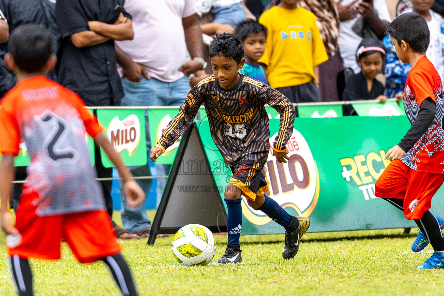 Day 1 of MILO SVAM Juniors 2025 (U-8) was held at Henveiru Stadium in Male', Maldives on Thursday, 26th June 2025. Photos: Mohamed Mahfooz Moosa / images.mv