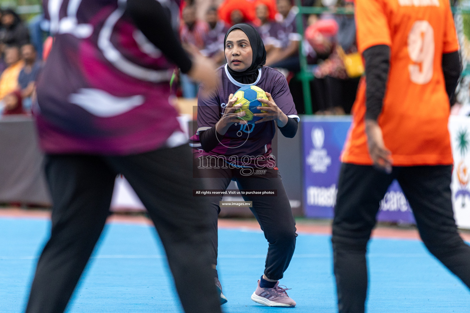 Day 5 of 7th Inter-Office/Company Handball Tournament 2023, held in Handball ground, Male', Maldives on Tuesday, 19th September 2023 Photos: Nausham Waheed/ Images.mv