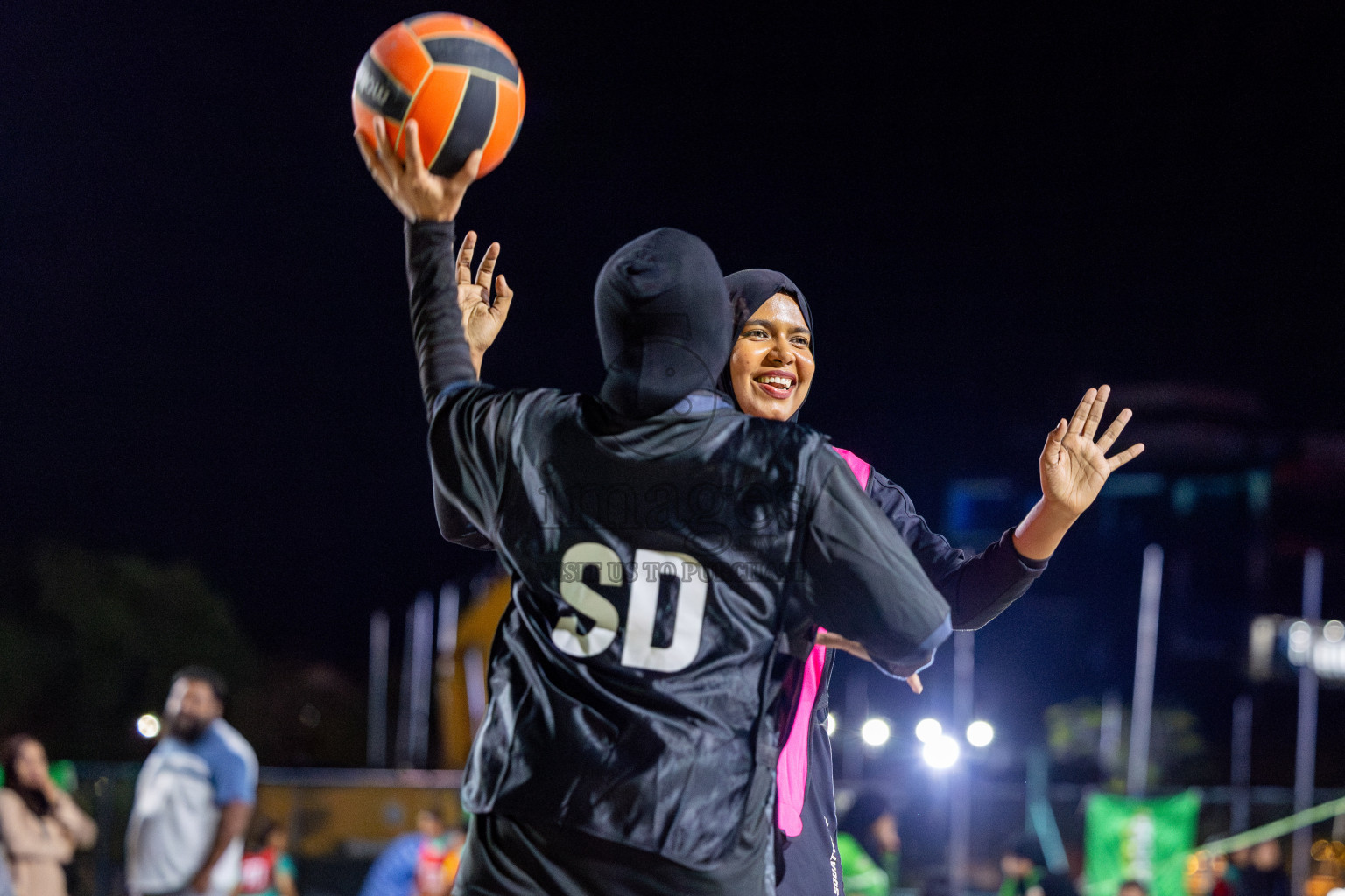 Day 5 of MILO Ramadan Half Court Netball Challenge 2025 held in Hulhumale, Maldives on Monday, 17th March 2025. Photos: Nausham Waheed / images.mv