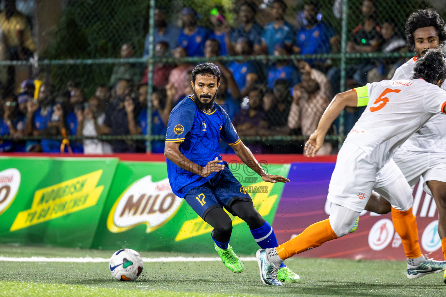 Customs RC vs Dhiraagu in Club Maldives Cup 2024 held in Rehendi Futsal Ground, Hulhumale', Maldives on Saturday, 28th September 2024. Photos: Ismail Thoriq / images.mv