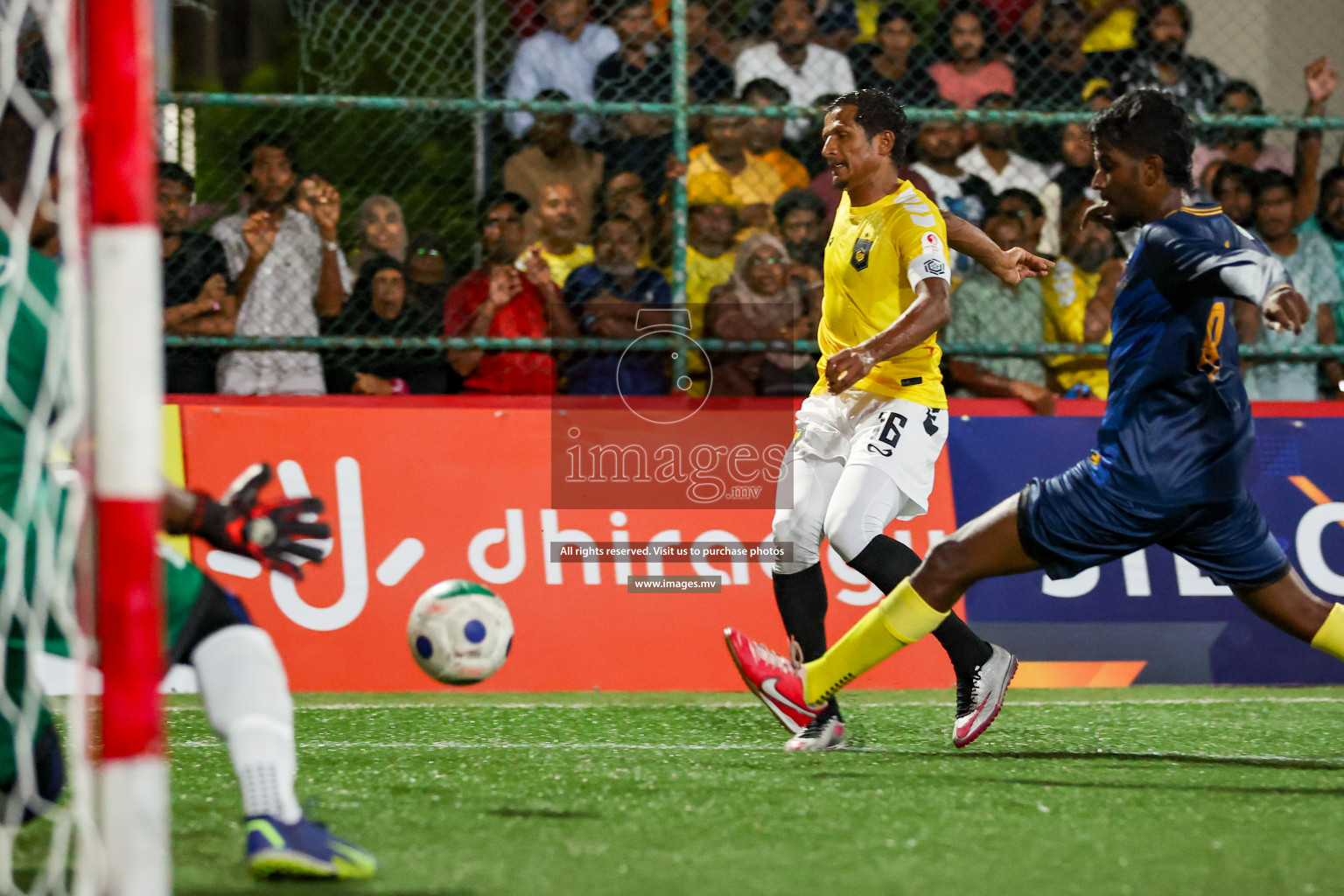 RRC vs Customs RC in Club Maldives Cup 2023 held in Hulhumale, Maldives, on Tuesday, 18th July 2023 Photos: Hassan Simah / images.mv