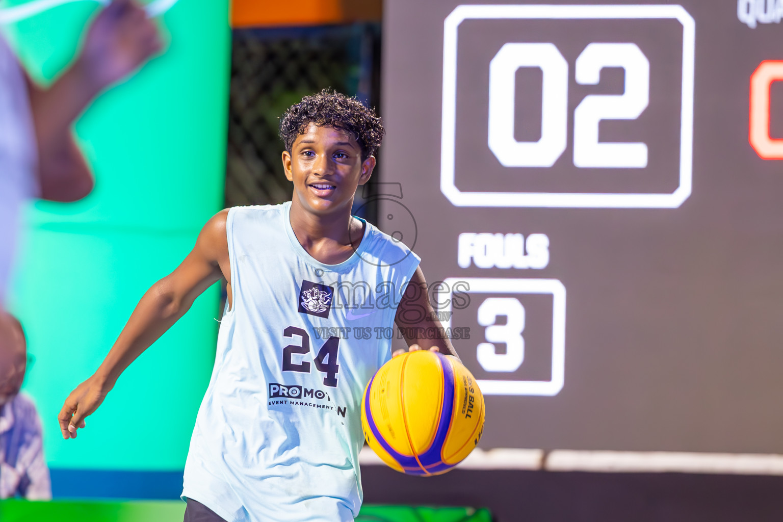 Day 3 of MILO Ramadan 3x3 Challenge 2024 was held in Ekuveni Outdoor Basketball Court at Male', Maldives on Thursday, 14th March 2024.
Photos: Ismail Thoriq / images.mv