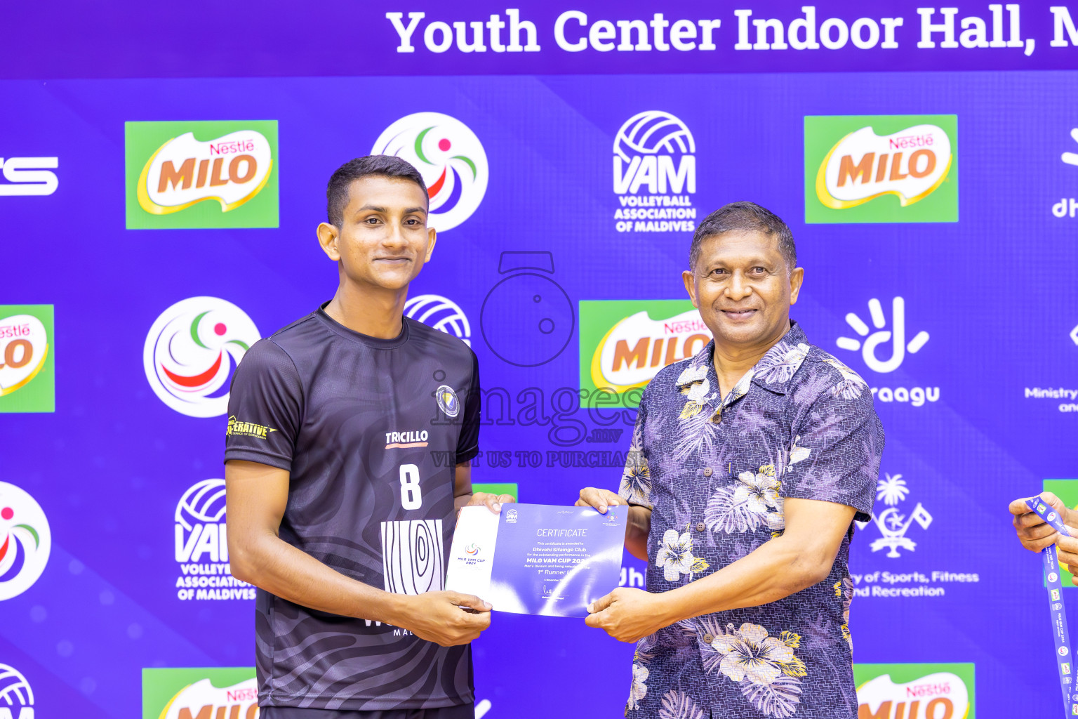 Final of MILO VAM Cup 2024 (Men's Division) was held in Social Center Indoor Hall on Monday, 4th November 2024. 
Photos: Ismail Thoriq / images.mv