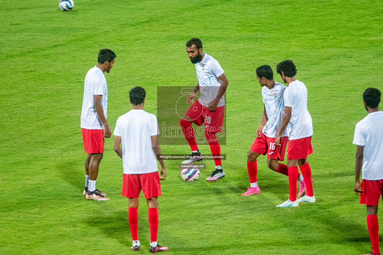 Maldives vs Bhutan in SAFF Championship 2023 held in Sree Kanteerava Stadium, Bengaluru, India, on Wednesday, 22nd June 2023. Photos: Nausham Waheed / images.mv