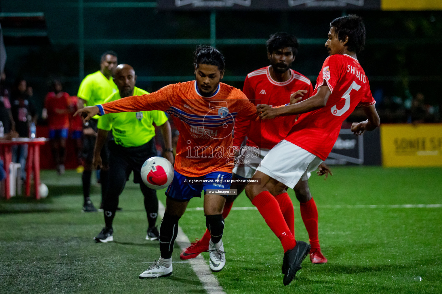 Stelco Club vs Raajje Online Club in Club Maldives Cup 2022 was held in Hulhumale', Maldives on Wednesday, 19th October 2022. Photos: Hassan Simah/ images.mv