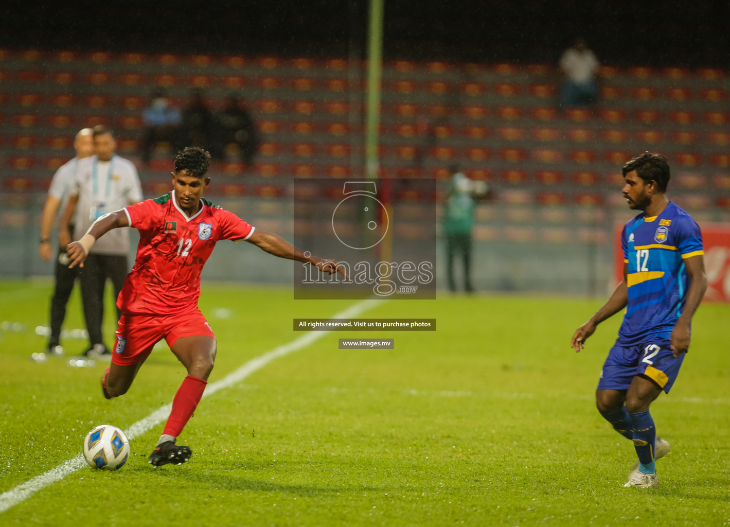 Bangladesh vs Sri Lanka in SAFF Championship 2021 held on 1st October 2021 in Galolhu National Stadium, Male', Maldives