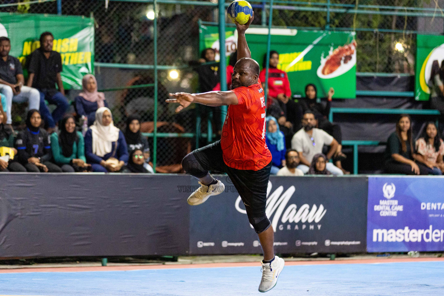 Day 19 of 10th National Handball Tournament 2023, held in Handball ground, Male', Maldives on Tuesday, 19th December 2023 Photos: Nausham Waheed/ Images.mv