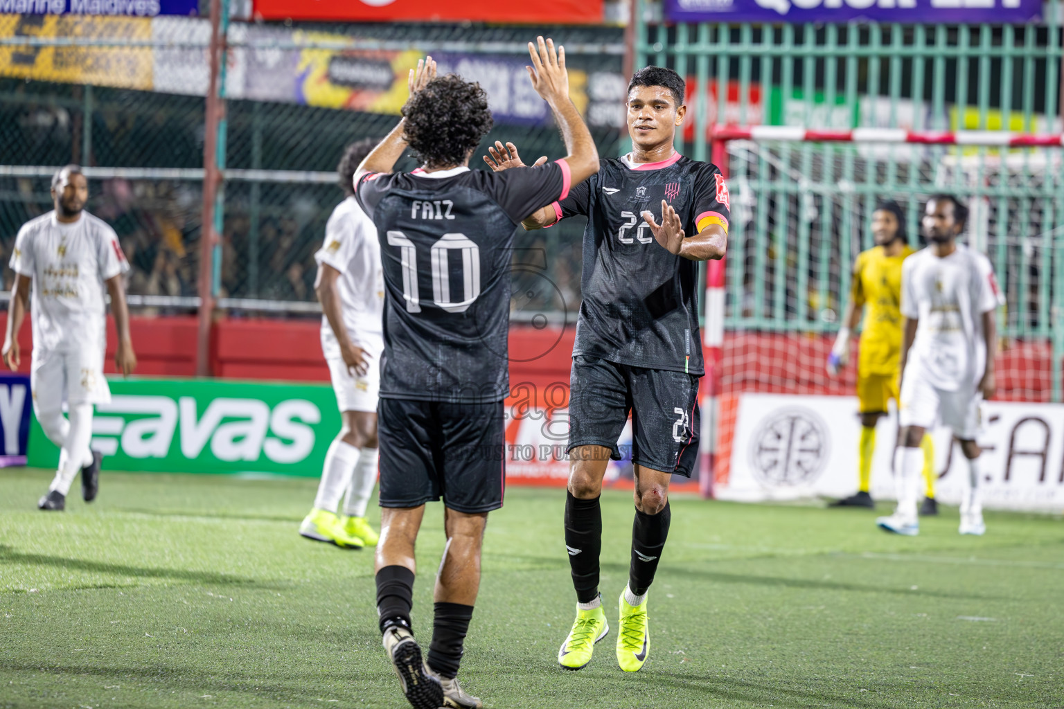 Lh Kurendhoo vs Lh Olhuvelifushi in Day 15 of Golden Futsal Challenge 2025 was held on Sunday, 19th January 2025, in Hulhumale', Maldives. Photos: Ismail Thoriq / images.mv