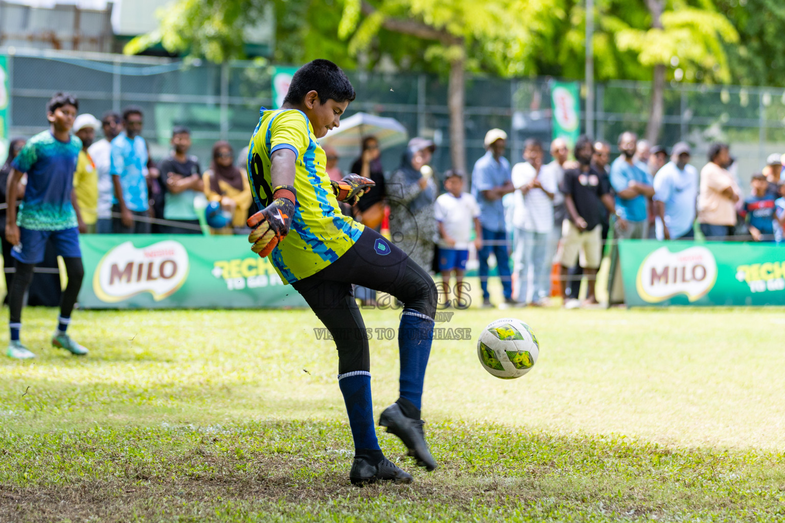 Day 3 of MILO Academy Championship 2025 (U-12) was held at Henveiru Stadium in Male', Maldives on Saturday, 3rd May 2025. 
Photos: Hassan Simah  / images.mv