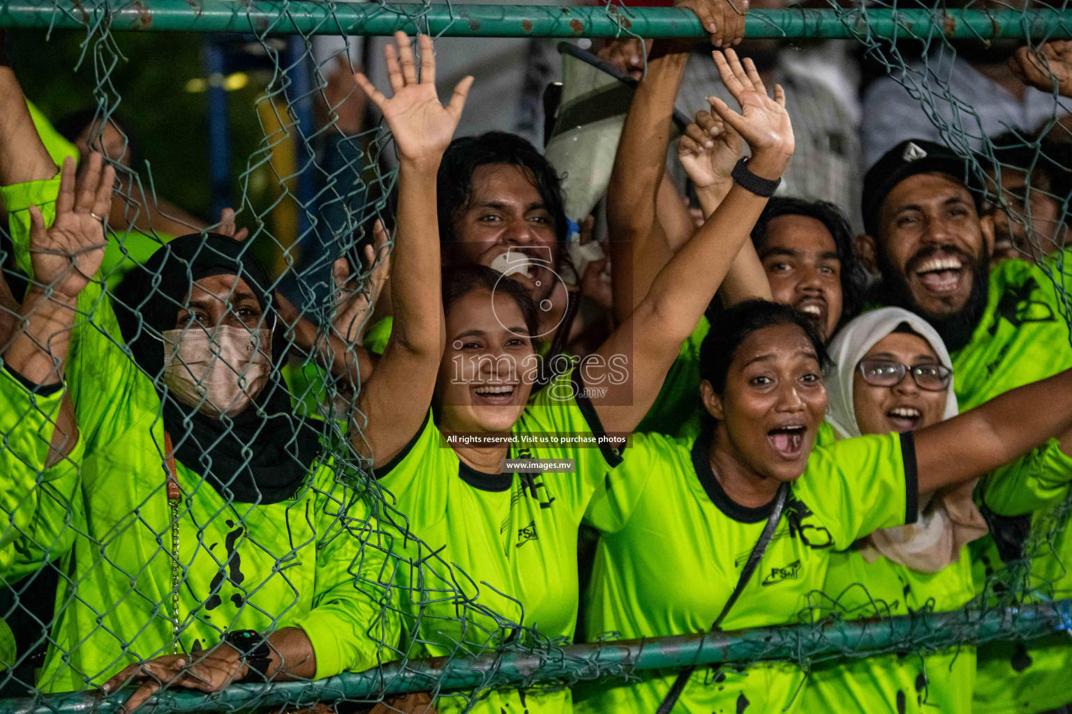 Team FSM Vs Prisons Club in the Semi Finals of Club Maldives 2021 held in Hulhumale, Maldives on 15 December 2021. Photos: Shuu Abdul Sattar / images.mv