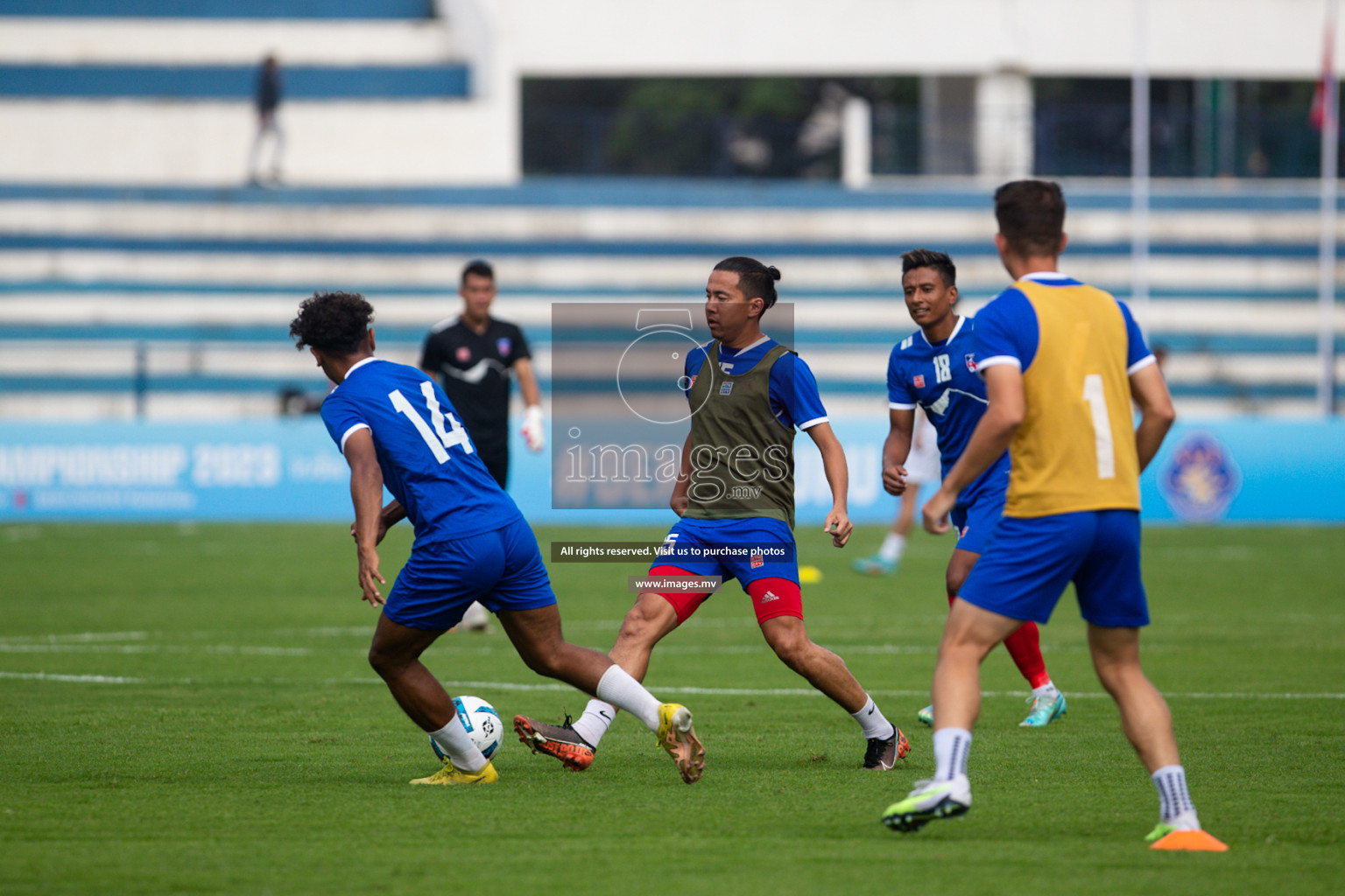 Kuwait vs Nepal in the opening match of SAFF Championship 2023 held in Sree Kanteerava Stadium, Bengaluru, India, on Wednesday, 21st June 2023. Photos: Nausham Waheed / images.mv