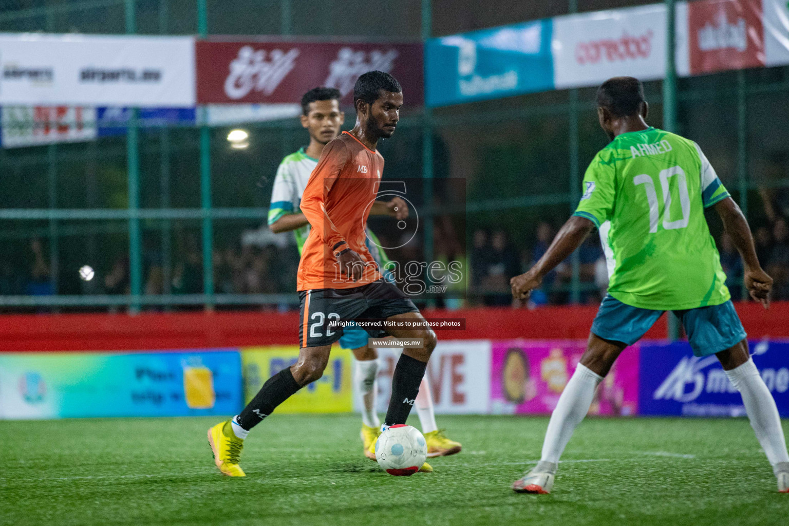 GA. Vilingili vs GA. Maamendhoo in Day 2 of Golden Futsal Challenge 2023 on 06 February 2023 in Hulhumale, Male, Maldives