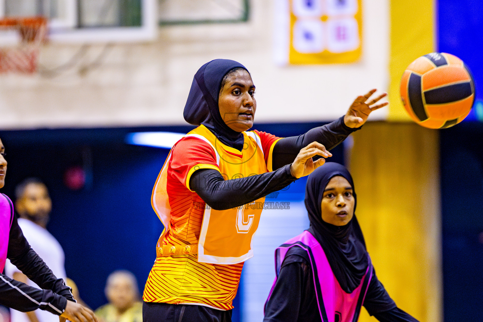 Day 2 of 21st National Netball Tournament was held in Social Canter at Male', Maldives on Thursday, 10th May 2024. Photos: Nausham Waheed / images.mv