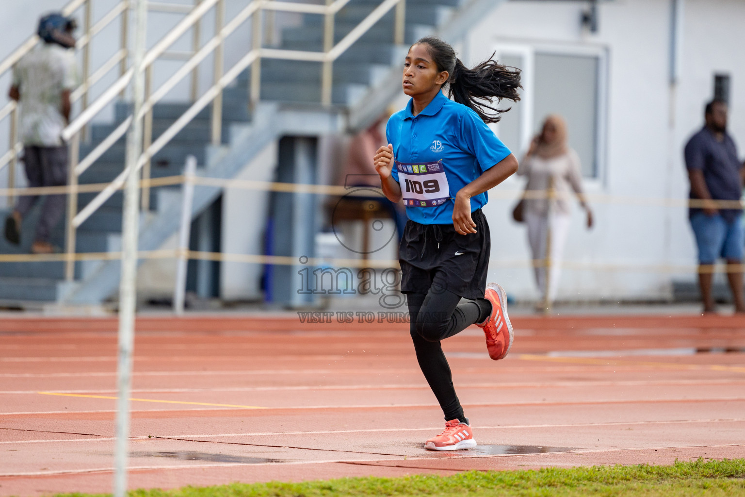 Day 1 of MWSC Interschool Athletics Championships 2024 held in Hulhumale Running Track, Hulhumale, Maldives on Saturday, 9th November 2024. 
Photos by: Ismail Thoriq, Hassan Simah / Images.mv