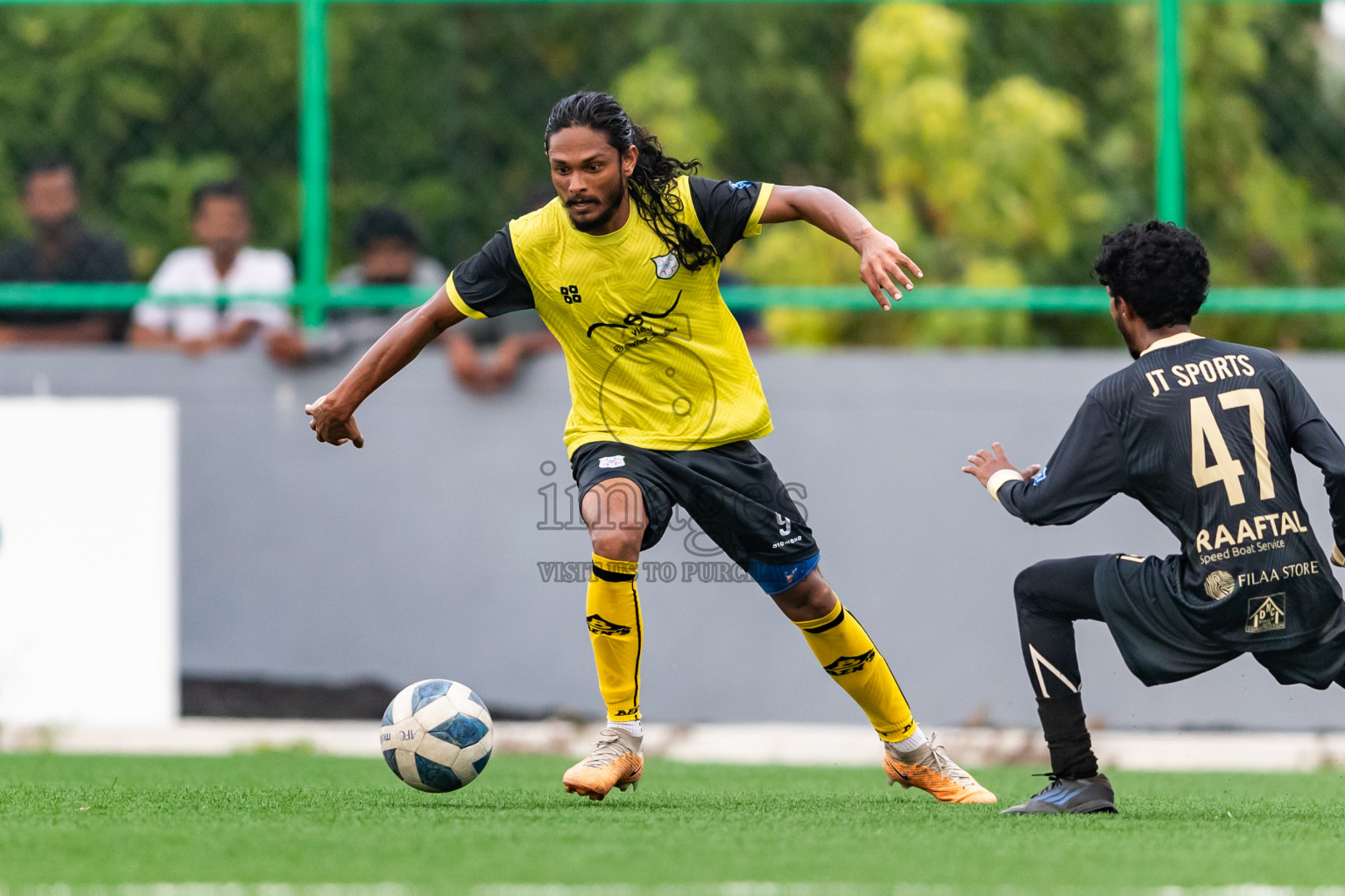 JT Sports vs Kanmathi Juniors from Final of Manadhoo Council Cup 2024 in N Manadhoo Maldives on Tuesday, 27th February 2023. Photos: Nausham Waheed / images.mv