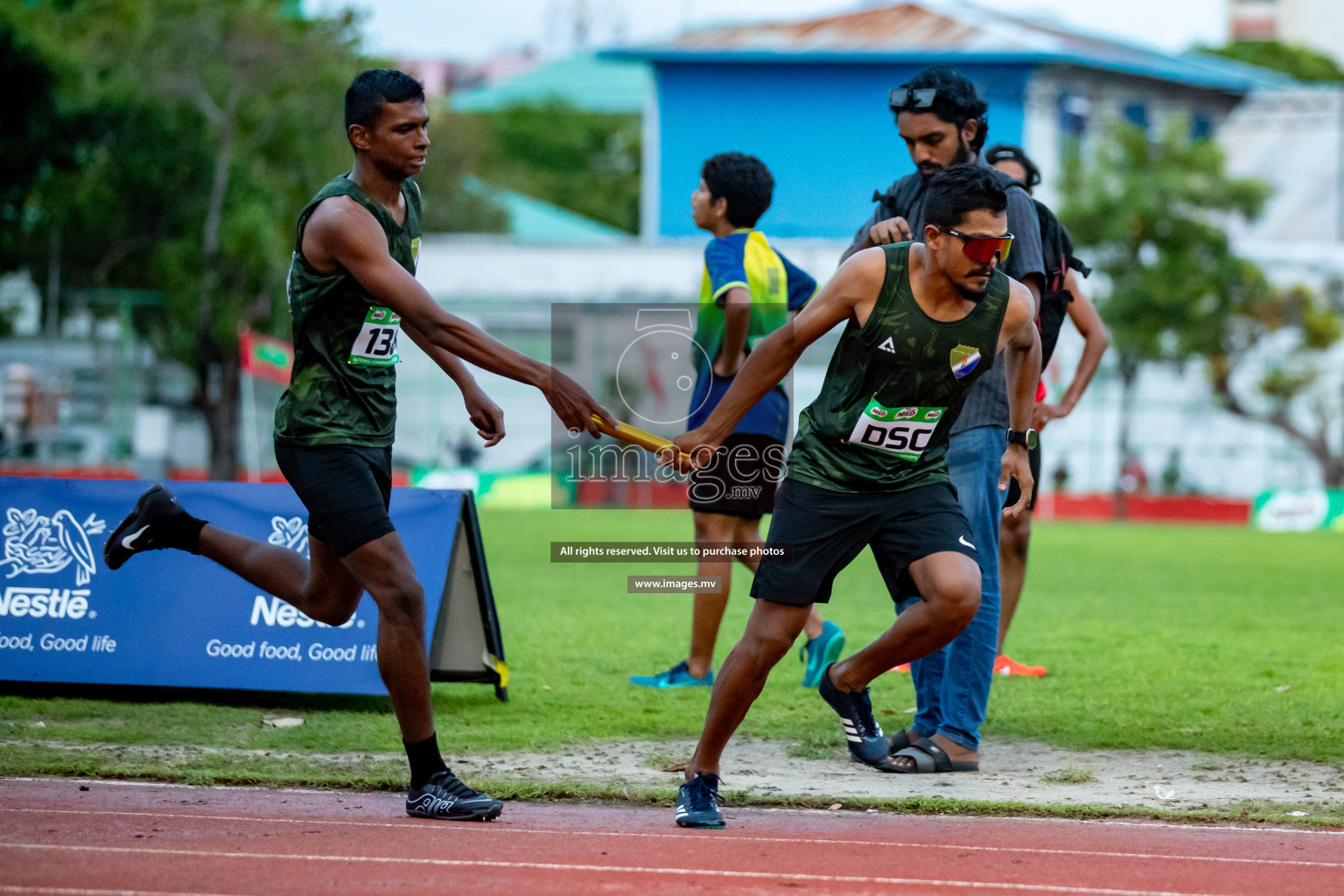 Day 2 of National Athletics Championship 2023 was held in Ekuveni Track at Male', Maldives on Friday, 24th November 2023. Photos: Hassan Simah / images.mv