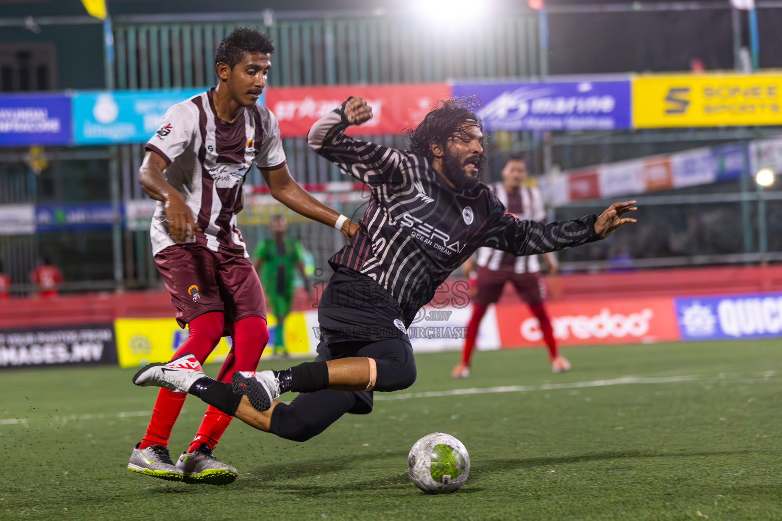 ADh Maamigili vs ADh Fenfushi in Day 12 of Golden Futsal Challenge 2024 was held on Friday, 26th January 2024, in Hulhumale', Maldives
Photos: Ismail Thoriq / images.mv