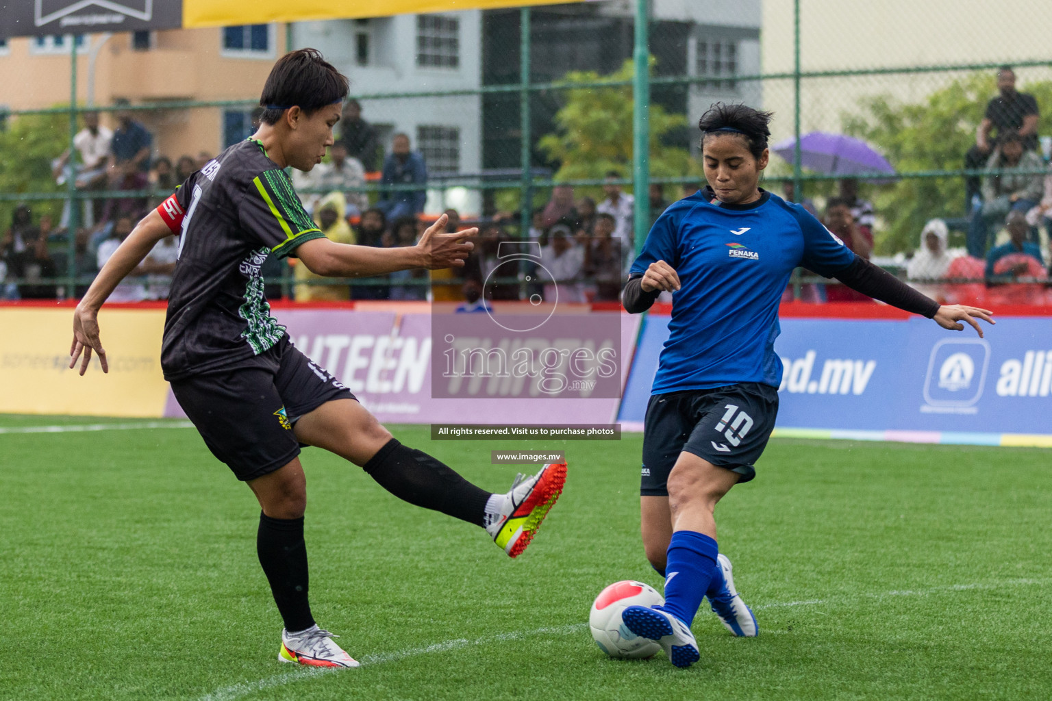 WAMCO vs Team Fenaka in Eighteen Thirty Women's Futsal Fiesta 2022 was held in Hulhumale', Maldives on Friday, 14th October 2022. Photos: Hassan Simah / images.mv