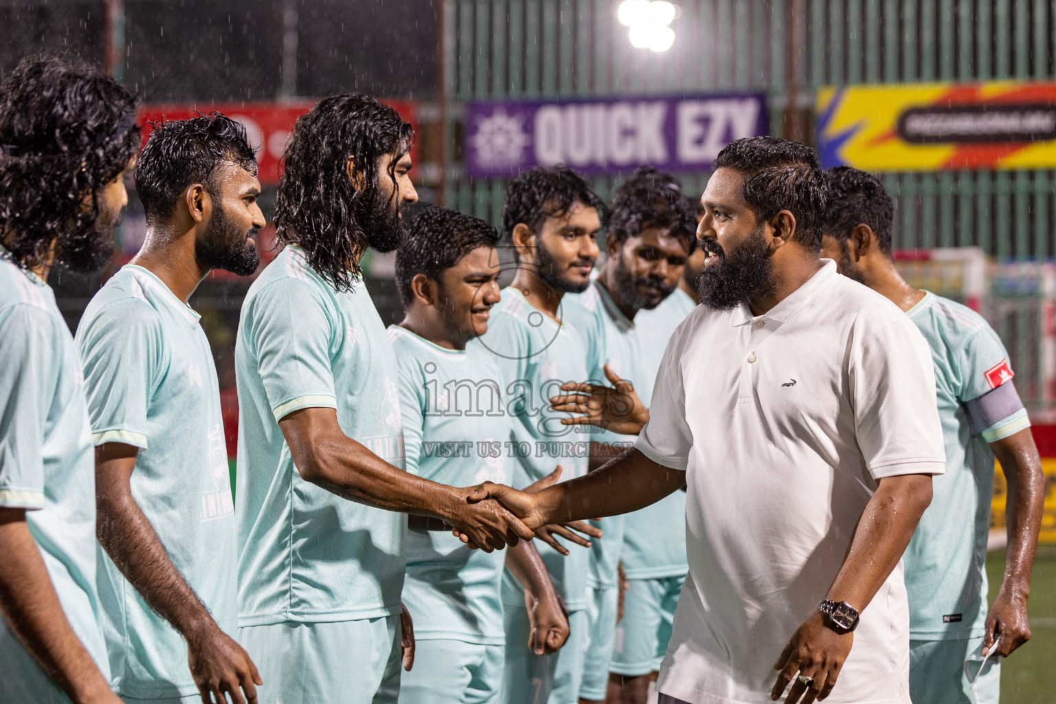 Lh. Hinnavaru VS Lh. Olhuvelifushi on Day 22 of Golden Futsal Challenge 2025 was held on Sunday, 26 January 2025, in Hulhumale', Maldives. 
Photos: Hassan Simah / images.mv
