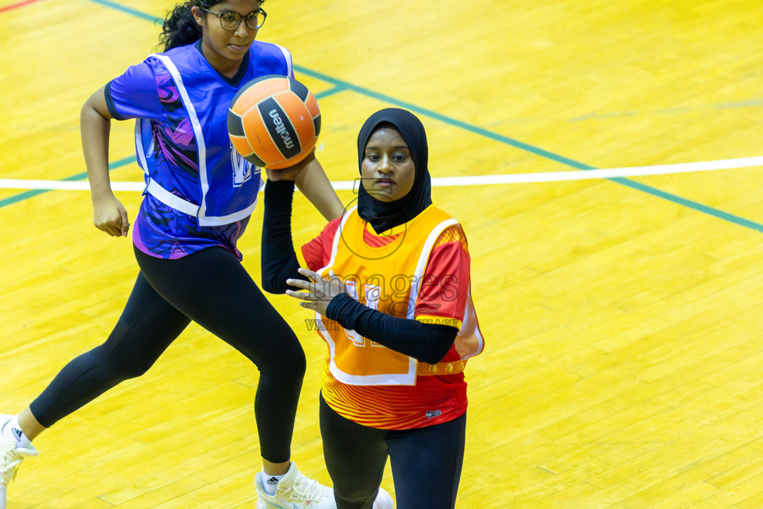 Day 4 of 21st National Netball Tournament was held in Social Canter at Male', Maldives on Saturday, 11th May 2024. Photos: Mohamed Mahfooz Moosa / images.mv