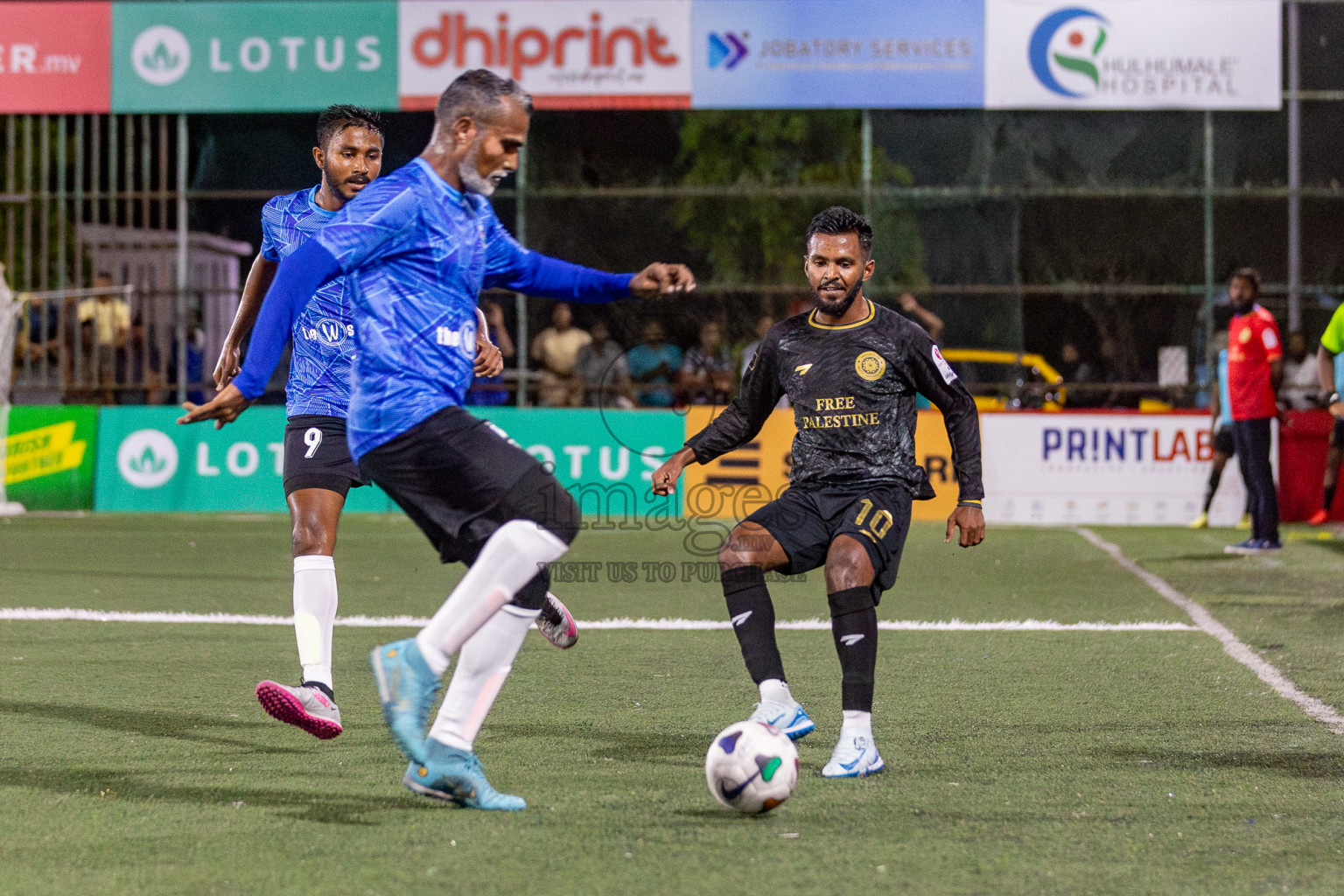 Prison Club vs Police Club in Club Maldives Cup 2024 held in Rehendi Futsal Ground, Hulhumale', Maldives on Saturday, 28th September 2024. Photos: Hassan Simah / images.mv