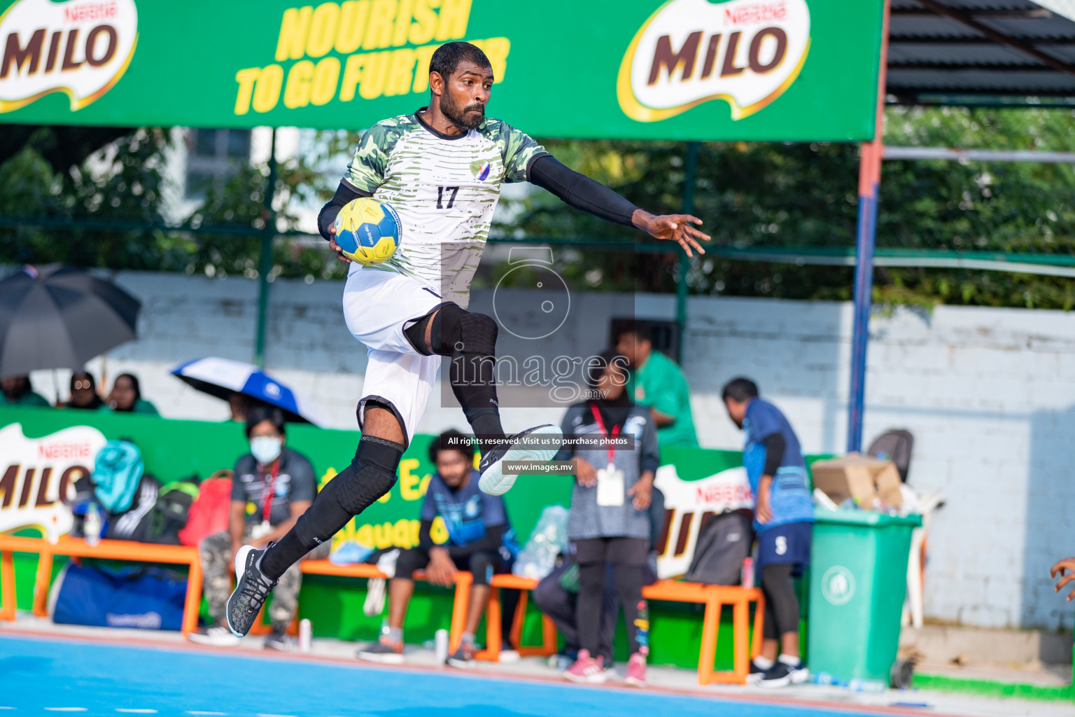 Milo 8th National Handball Tournament Day 4, 18th December 2021, at Handball Ground, Male', Maldives. Photos by Hassan Simah