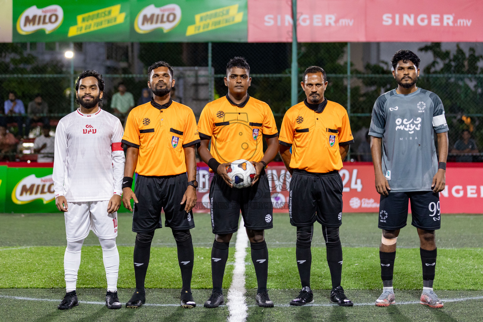 CRIMINAL COURT vs MIRA RC in Club Maldives Classic 2024 held in Rehendi Futsal Ground, Hulhumale', Maldives on Wednesday, 11th September 2024. 
Photos: Hassan Simah / images.mv