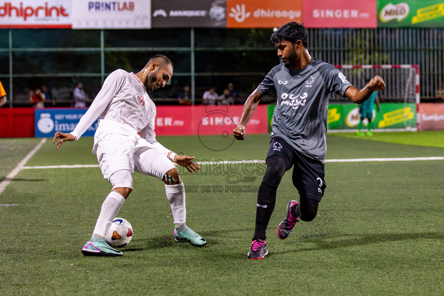 CRIMINAL COURT vs MIRA RC in Club Maldives Classic 2024 held in Rehendi Futsal Ground, Hulhumale', Maldives on Wednesday, 11th September 2024. 
Photos: Hassan Simah / images.mv